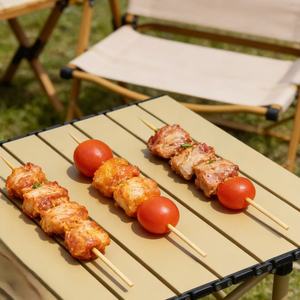 Brochetas de Bambú Desechables para Barbacoa, Palitos Redondos para Uso Diario en la Cocina, Hogar, Restaurante, Picnic, Preparación de Alimentos Ecológica y Económica - Product Image 5