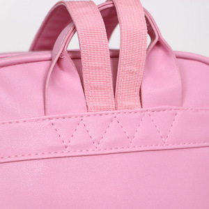 Diseño personalizado Candy PU Leather <span class=keywords><strong>Love</strong></span> Heart Shape ventana transparente Ita Bag Mochila - Product Image 4