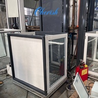 Mini elevador interior/exterior para personas discapacitadas Plataforma vertical de acero Mesa elevadora para sillas de ruedas para Villas pequeñas y uso doméstico