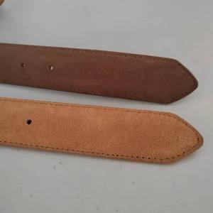 <span class=keywords><strong>Ceinture</strong></span> pour <span class=keywords><strong>femme</strong></span> en cuir de vachette suédé haut de gamme avec boucle en alliage - Product Image 6