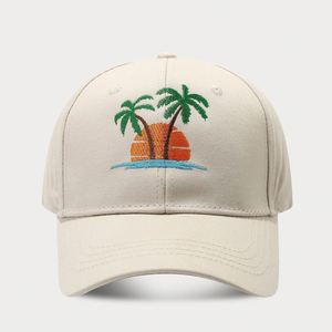 Nueva Gorra Deportiva con Bordado de Palmeras de Coco, Protección Solar para la Playa, Gorra de Béisbol con Logotipo Personalizado - Product Image 4