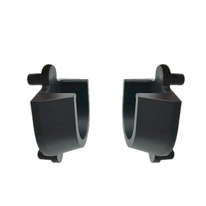 Jiachenwujin Plastic Clothes Rod <b>Bracket</b> 20mm Wall Mount Non Detachable Wardrobe Hardware - Product Image 5