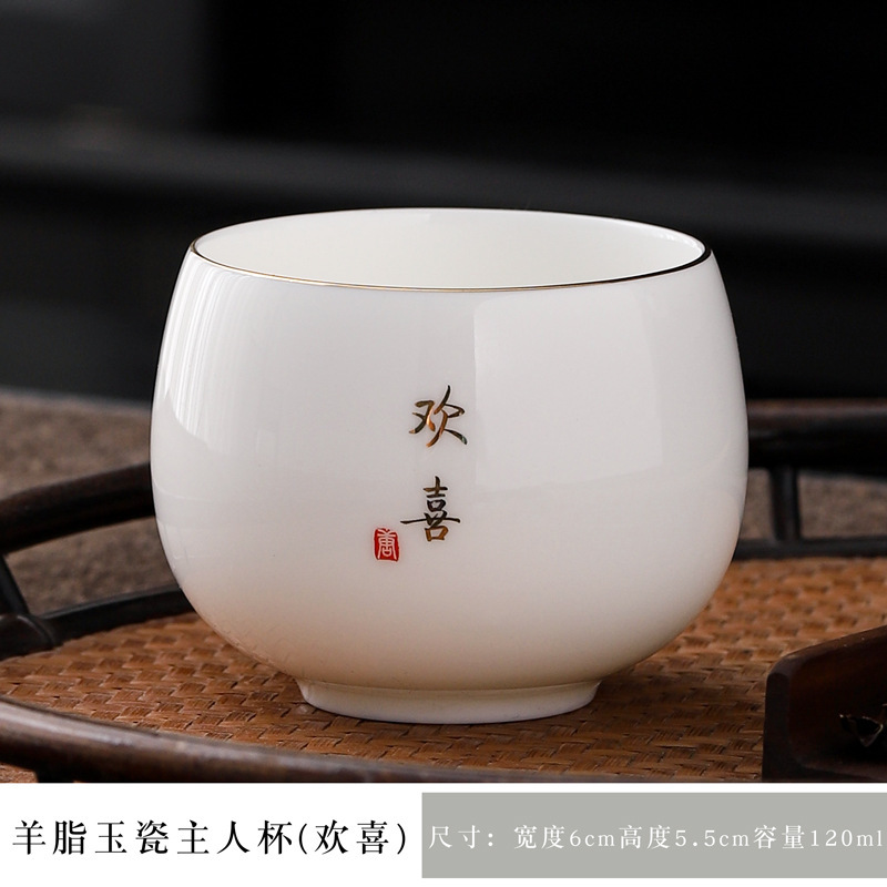 Jade porcelain master cup-joy