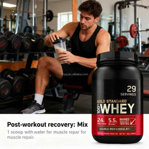 Livraison rapide Muhua personnalisé OEM augmenter la croissance musculaire protéine saveur personnalisée 1kg isoler or standard poudre de protéine de lactosérum - Product Image 2