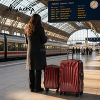 Ensemble de bagages rigides de qualité hôtelière 20/24 pouces, valises durables en ABS, vente en gros, OEM, personnalisation en usine