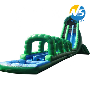 Trượt Nước Hai Làn Chất Lượng Cao Giá Nhà Máy Trượt Nước Bơm Hơi Có Bể Bơi - Product Image 6