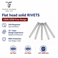 Rivets plats personnalisés TianFang pour protections de machines agricoles, en acier au carbone Dacromet, conception OEM ODM et approvisionnement en gros