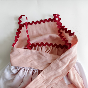 Abito Estivo per Bambine con Nastro Fluido, Vestito Corto a Linea A, Gonna Alla Moda Senza Maniche, <span class=keywords><strong>Abbigliamento</strong></span> Leggero per Bambine da 0 a 8 Anni - Product Image 5