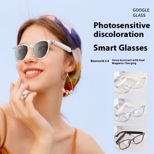 Occhiali da Sole Intelligenti per Uomo e Donna, Impermeabili IPX-5, con Assistente Vocale, Ricarica Magnetica, Anti-Luce Blu, <span class=keywords><strong>Software</strong></span> AI Personalizzabile - Product Image 4