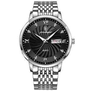 <span class=keywords><strong>Montre</strong></span> pour homme en acier inoxydable 827 à vente chaude, nouvelle mode, aiguilles lumineuses, <span class=keywords><strong>montre</strong></span> à quartz <span class=keywords><strong>automatique</strong></span> - Product Image 1
