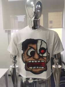 Camisetas de gran tamaño en blanco, camiseta cuadrada unisex, camiseta de hip hop, camiseta sólida de peso pesado 100% algodón 240 GSM, camiseta de calle para hombres - Product Image 4