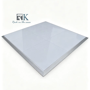 Dance Floor Party Wedding Event Flooring with Plywood Platform Aluminum <b>Edging</b> - Product Image 1