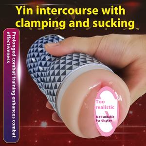 Realistici genitali femminili di simulazione giocattoli sessuali per adulti di addestramento manuale aereo tazza maschio masturbatore Florya YQ-D03 - Product Image 2