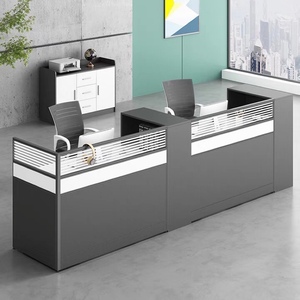 Modular Modern <b>Workstation</b> 4 Person Computer <b>Desk</b> Office Furniture Work Station - Product Image 5