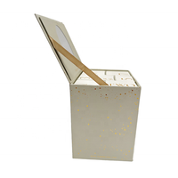 Boîte à tiroirs de luxe personnalisée princesse montre rose bijoux coffret cadeau de luxe boîte à bijoux de mode calendrier de l'avent avec miroir