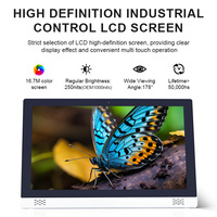 PC industriel à écran ouvert personnalisé de 18,5 pouces, J1900 I5, écran tactile capacitif LCD, résolution 1920x1080, ordinateur industriel