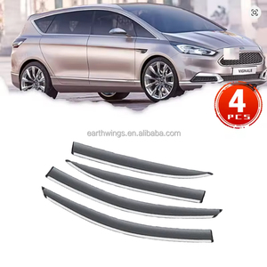 Pour <span class=keywords><strong>Ford</strong></span> S-Max S Max <span class=keywords><strong>SMax</strong></span> 2006-2014 pare-soleil de voiture pluie sourcil garde Auto protecteur couverture vent déflecteurs accessoires - Product Image 1