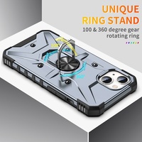 Coque de Protection complète en métal pour Iphone 14, 13, 12, 11, XR, support de voiture à 360 degrés pour Apple Iphones