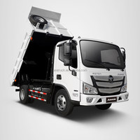 Petit camion à benne basculante 4x4 avec une capacité de 5 à 8 tonnes Camion léger Suspension pneumatique manuelle FOTON Camion à benne basculante à transmission intégrale