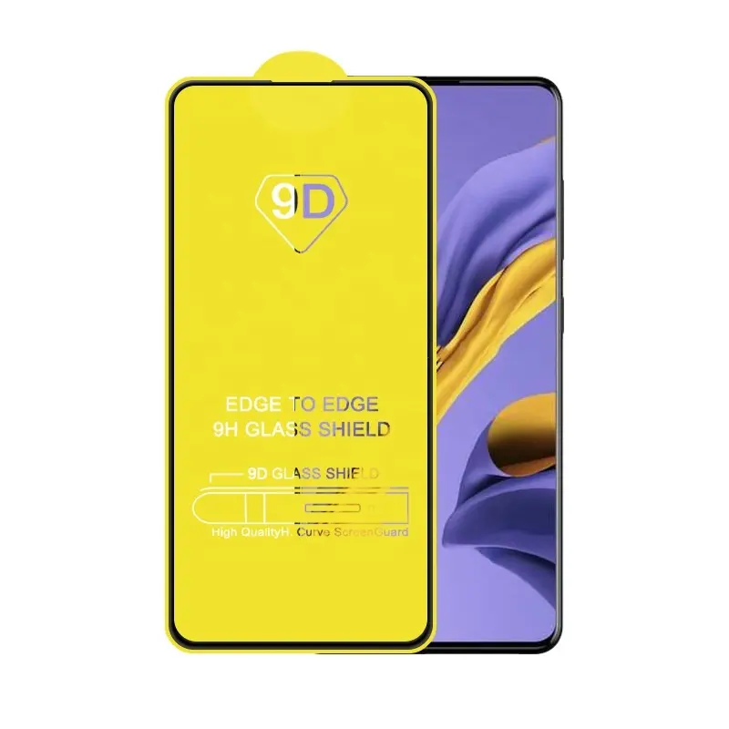 Pelindung Layar Ponsel, Pelindung Layar 9D Tempered Glass untuk MOTO One Fusion Action UW Ace G 5G Plus