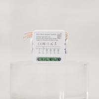 SIXWGH 4-Gang Smart WiFi Switch 5A 240V Contrôle Indépendant Étanche Domotique pour Tuya Google Home 10A/16A Max