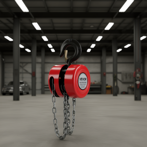 Polipasto manual de cadena de 1 tonelada, 8 m de altura de elevación, cadena G70 galvanizada roja, para garaje - Product Image 2