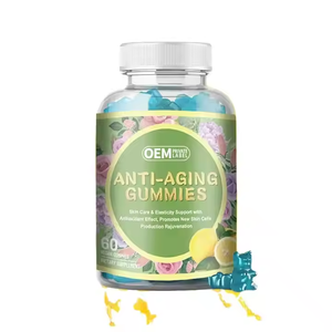 Gomitas Antienvejecimiento Premium de Marca Privada OEM, Suministro de Fábrica, Cuidado de la Piel con Colágeno, Vitaminas C y E, Suplementos de Glutatión - Product Image 1