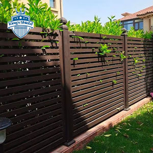 Vente directe des fabricants <span class=keywords><strong>de</strong></span> balustrade en aluminium lamelles rectangulaires panneau <span class=keywords><strong>de</strong></span> clôture d'intimité maison jardin école arrière-cour - Product Image 6
