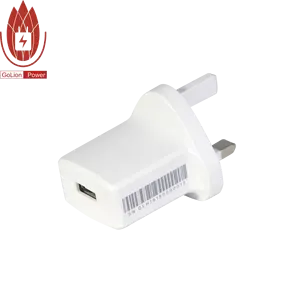 China Supplier UK USB Adapter Branded Phone Charger 5V2A 5V 2A With CE CB PSE BIS Certificates