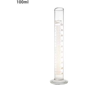 XZ <b>LAB</b> SUPPLIES 100ml Orange Glass Graduated <b>Cylinder</b> with Single Metric Scale Model XZGC 1 Year Warranty for Home & <b>Lab</b> Use - Product Image 2