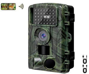 Piège de <span class=keywords><strong>chasse</strong></span> pour animaux avec vision nocturne Objectif grand angle Capteur d'imagerie 4K étanche Batterie à pile sèche Caméra de piste de vie sauvage - Product Image 1