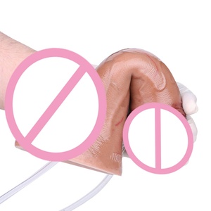FAAK Squirting <b>Realistic</b> <b>Dildo</b> Silicone Penis Inflatable Anal Plug Lifelike Ejaculating Dick Adult Sex Toys for Women Men - Product Image 4