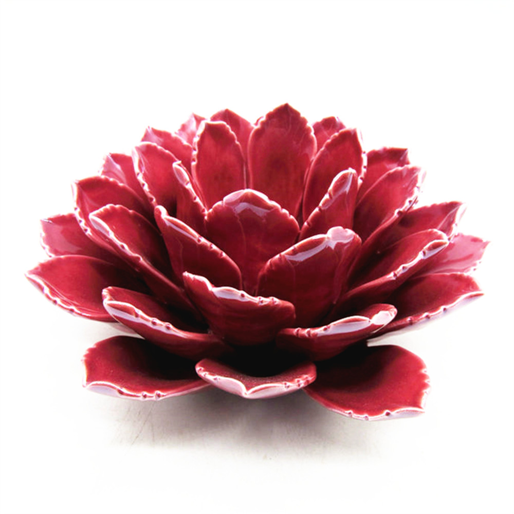 Искусственный цветок ручной работы, керамический цветок для украшения дома