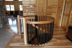 บันไดวนแบบกำหนดเองสำหรับบ้านขนาดเล็ก พร้อมบริการออกแบบแบบ CAD และภาพวาด 3 มิติ - Product Image 5