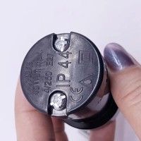 Portalámparas E27 Impermeable IP44, Base de Rosca de Baquelita Negra para Guirnaldas de Luces de Exterior
