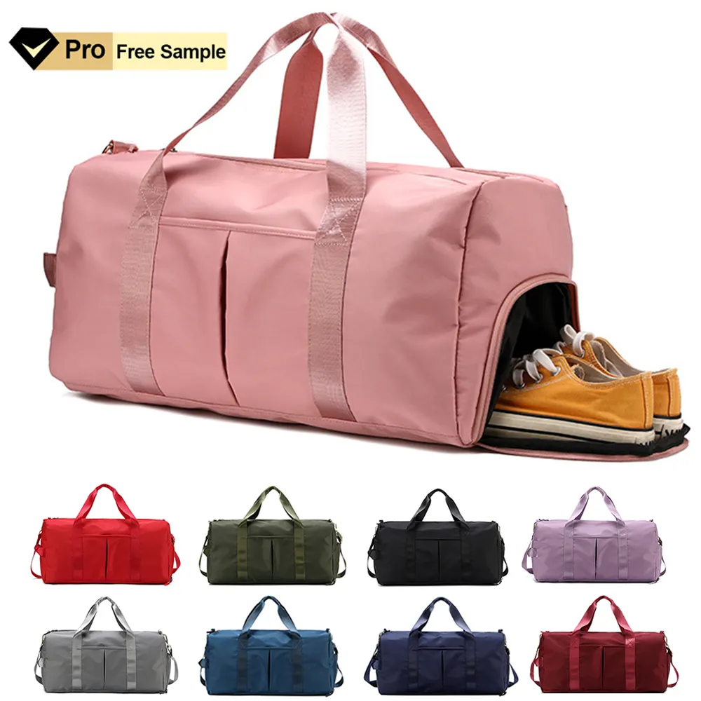 Wholesale custom luggage bag travel sport gym fitness bag fashion design women duffel bags