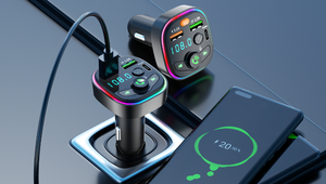 Bộ sạc xe hơi Timbear Q6 cho xe hơi Bộ sạc điện thoại xe hơi Bộ phát FM âm thanh <span class=keywords><strong>Bluetooth</strong></span>-MP3 <span class=keywords><strong>Bluetooth</strong></span> 5.0 âm thanh rảnh tay USB 3.1A - Product Image 6