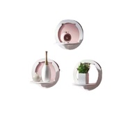 Support mural en bois sans perçage pour fleurs, panneau suspendu pour salon, étagère de rangement pour sacs, décoration de chevet
