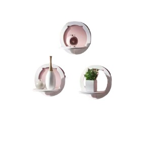 Support mural en bois sans perçage <span class=keywords><strong>pour</strong></span> fleurs, panneau suspendu <span class=keywords><strong>pour</strong></span> salon, étagère de rangement <span class=keywords><strong>pour</strong></span> sacs, décoration de chevet - Product Image 5