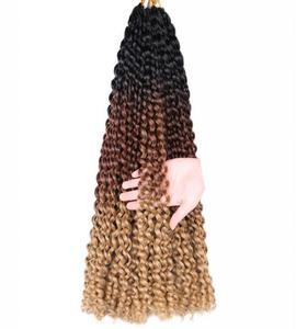 Extensiones de Cabello Sintético Rizado de 18 Pulgadas, Estilo <span class=keywords><strong>Passion</strong></span> Twist, Color Ombre, para Mujeres Negras - Product Image 2
