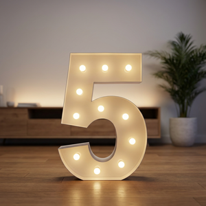 Custom LED Digital <b>Light</b> Bulb Glowing Letters <b>Sign</b> 3D LED Stainless Steel Illuminated LOGO Channel Bar Park Hotel Wedding - Product Image 4