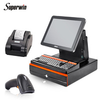 Système Android Caisse Enregistreuse Tiroir-caisse Kassensystem Epos Terminal Portable Point de Vente Enregistreuse Machine POS