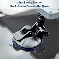 Étui de protection 2-en-1 avec ventouses Starlink Mini Car Mount Accessories Roof Mount Kit for Car Roof Roof Roof Interior Glass RV