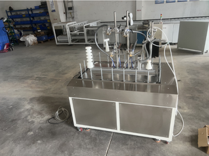 Hell Disk Muebles Artesanía Maquinaria de revestimiento de metal Mango de madera Máquina de pintura en aerosol giratoria circularmente para marco de vidrio - Product Image 6