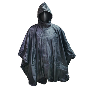 Imperméable à capuche en polyester imperméable pour adultes Poncho de <span class=keywords><strong>pluie</strong></span> Reusa Vêtements d'extérieur avec poche Cape de <span class=keywords><strong>pluie</strong></span> réfléchissante - Product Image 3