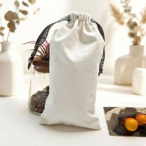 Bolsa de Regalo de Joyería de Algodón de 8oz con Logotipo Personalizado al por Mayor, Bolsa Promocional con Logotipo para Eventos, Embalaje Minorista y Manualidades - Product Image 3
