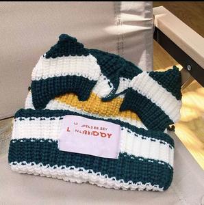 Hersteller Herbst und Winter Neues Design Lustige <span class=keywords><strong>Beanie</strong></span>-Mützen mit Katzen- und Schweineohren Süße Strickmütze für den täglichen Gebrauch - Product Image 5