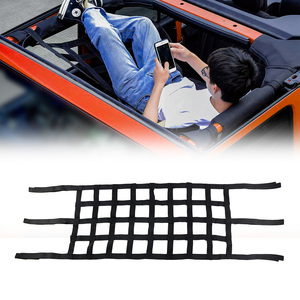 Pour les modèles Jeep Wrangler YJ TJ JK JL JT, filet de toit en maille pour camion, hamac, filet de toit multifonctionnel, facile à ranger et à installer - Product Image 1