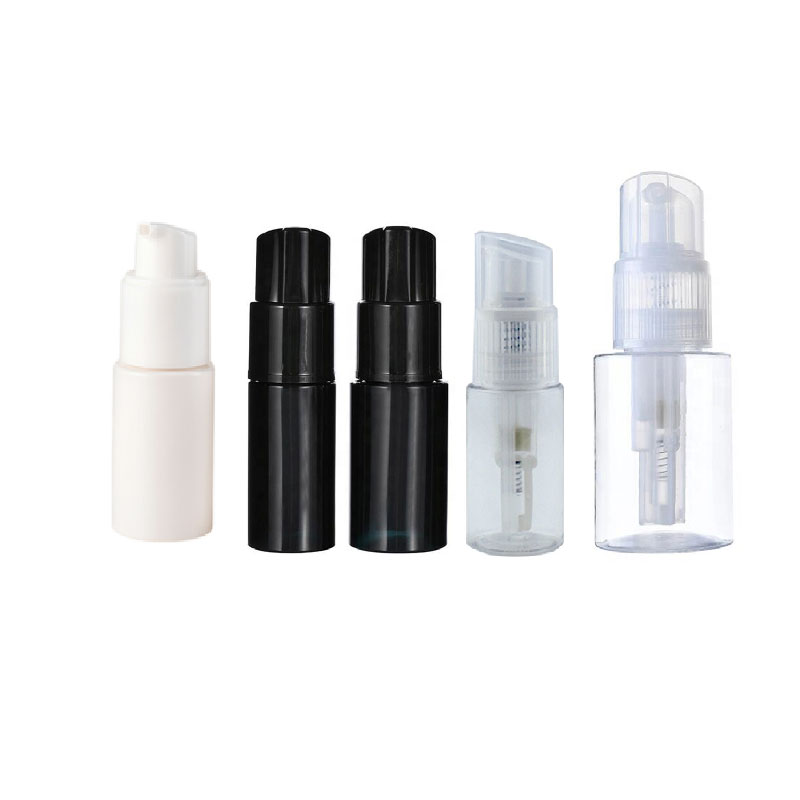 60ml 80m 120ml Warehouse Clear Black White Hair Dry Shampoo Bottle Hair Extension Powder Spray Bottle For Powder