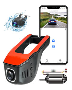 2K + 1080P dual cam phía trước và phía sau Wi-Fi GPS chế độ đậu xe, tầm nhìn ban đêm 140 góc rộng kép Dash Cam - Product Image 2